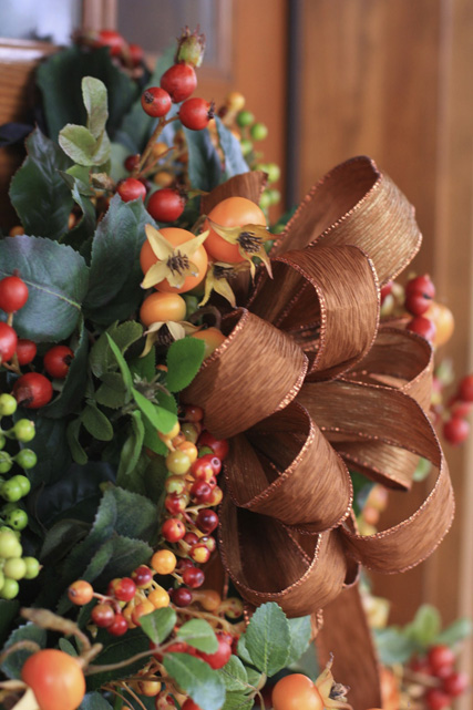 Easy wreath bow