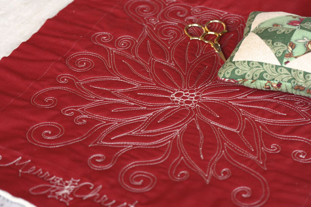 Christmas Free Motion Quilting