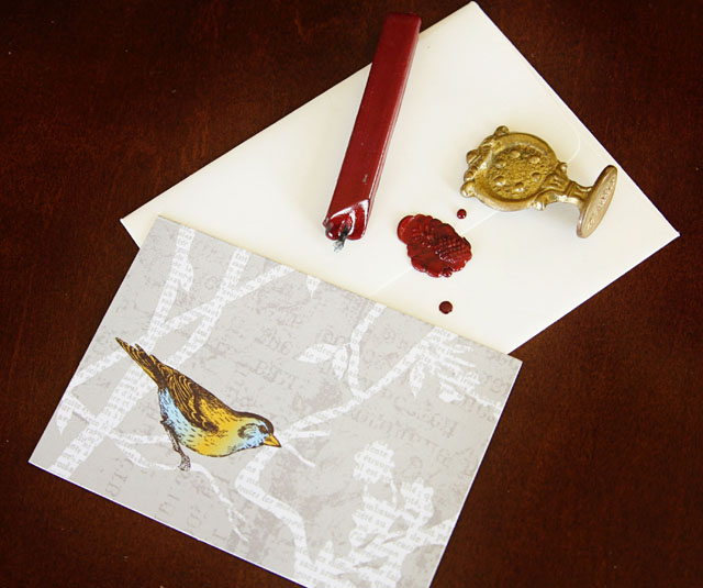 The Art of Saying Thank-You, Letters, Personal letters, Hand-written letters, Sealing Wax