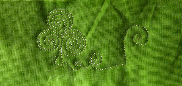 Free Motion Quilting-Shamrock Tutorial