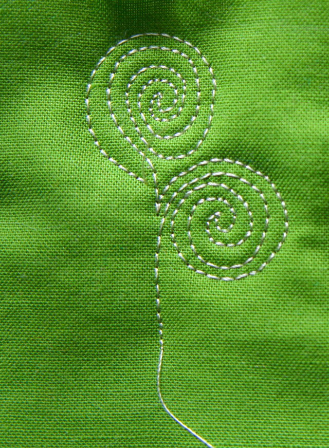 Free Motion Quilting-Shamrock Tutorial