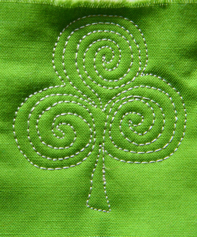 Free Motion Quilting-Shamrock Tutorial