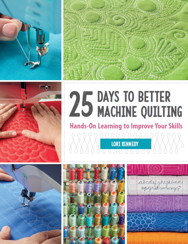 25 Days To Better Machine Quilting Book cover