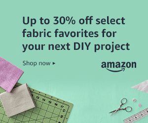 Up to 30% off select fabric favorites for your next DIY project