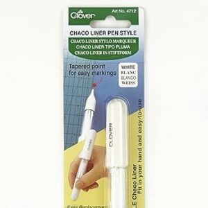 Clover Chaco Liner Pen-White